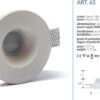 Faretto da incasso in gesso ART. 63 - immagine 3