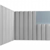 Le Boiserie Wall Panel - JC1066 - Bianco Venato - 2800 x 160 x 12 mm