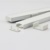 Profilo in alluminio per LED strip 20 mm – Con Cover Milky